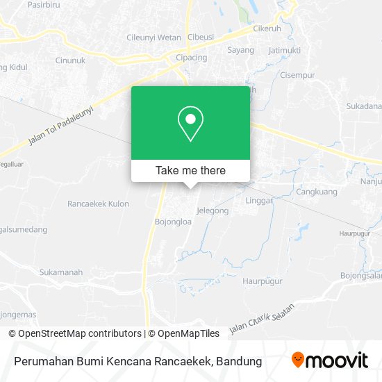 Perumahan Bumi Kencana Rancaekek map