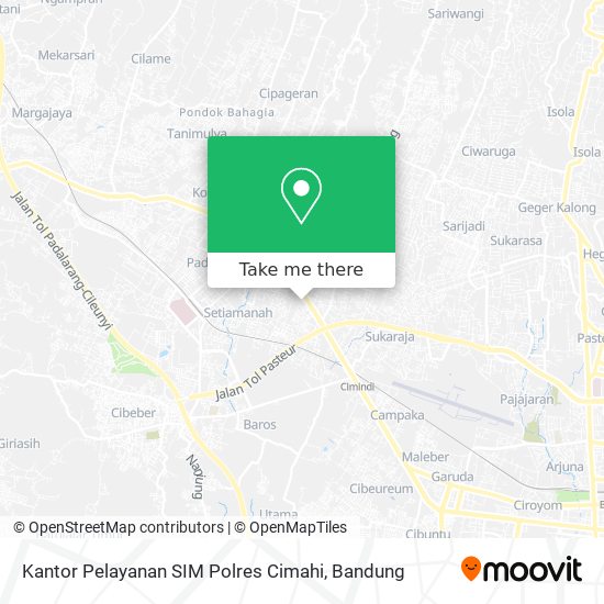Kantor Pelayanan SIM Polres Cimahi map