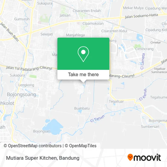 Mutiara Super Kitchen map