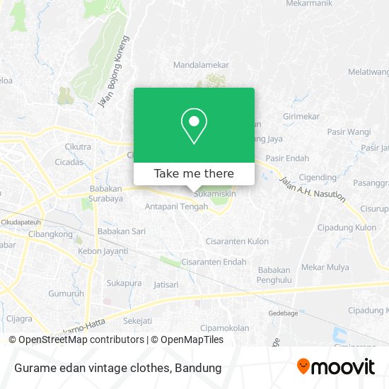 Gurame edan vintage clothes map