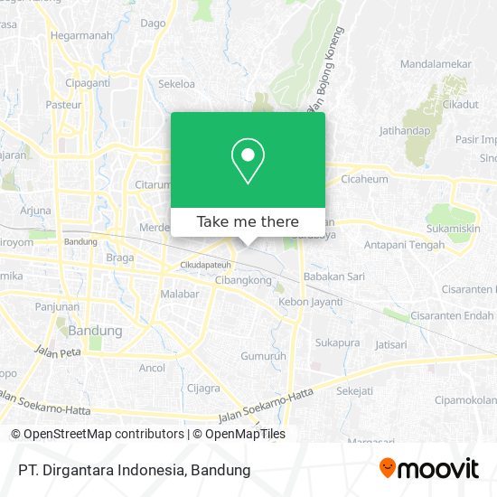 PT. Dirgantara Indonesia map