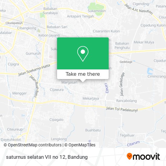 saturnus selatan VII no 12 map