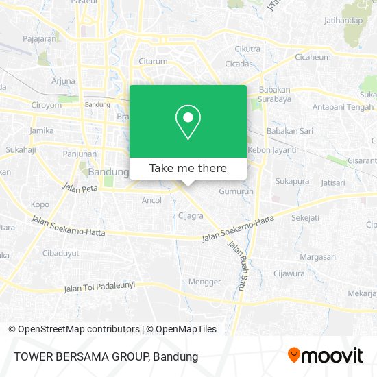 TOWER BERSAMA GROUP map