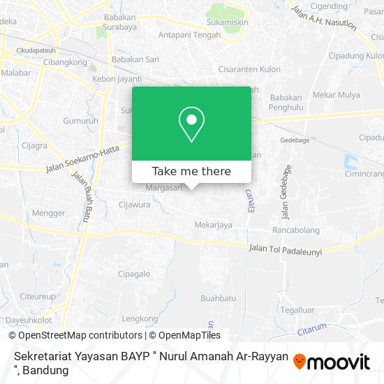 Sekretariat Yayasan BAYP '' Nurul Amanah Ar-Rayyan '' map