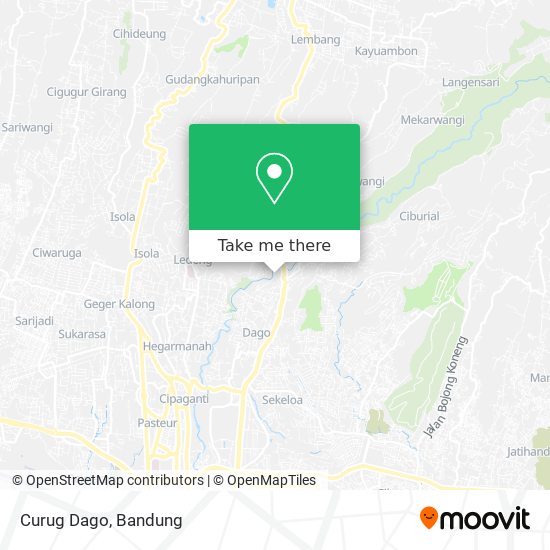 Curug Dago map