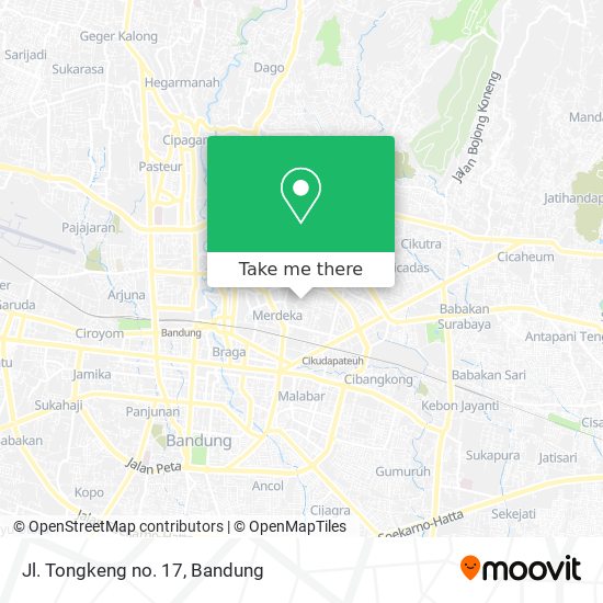 Jl. Tongkeng no. 17 map