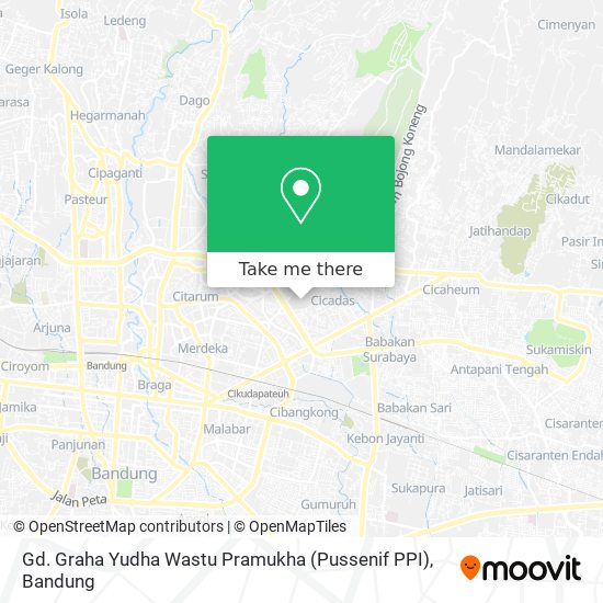 Gd. Graha Yudha Wastu Pramukha (Pussenif PPI) map