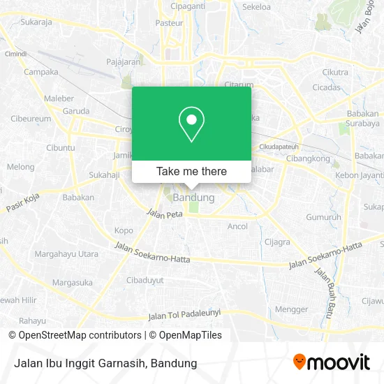 Jalan Ibu Inggit Garnasih map