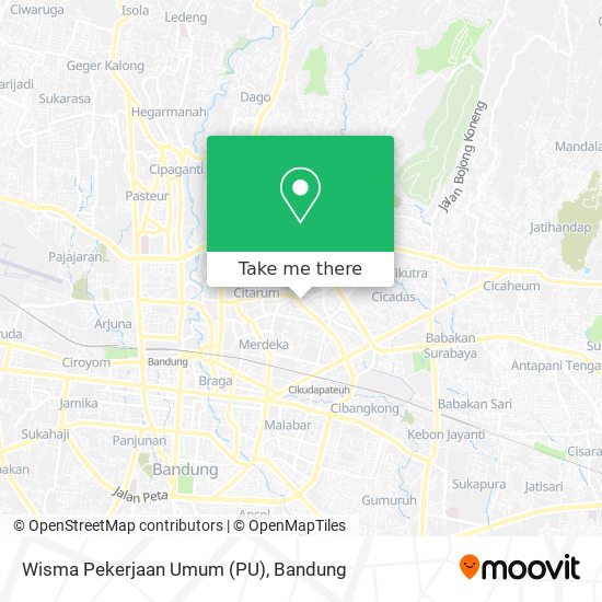 Wisma Pekerjaan Umum (PU) map