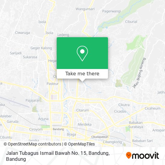 Jalan Tubagus Ismail Bawah No. 15, Bandung map