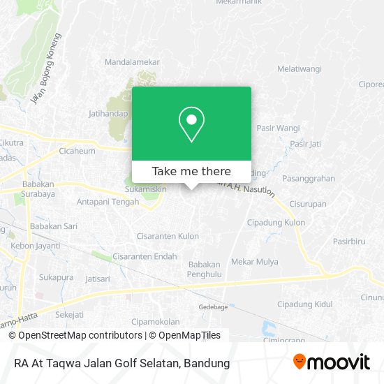 RA At Taqwa Jalan Golf Selatan map