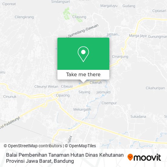 Balai Pembenihan Tanaman Hutan Dinas Kehutanan Provinsi Jawa Barat map