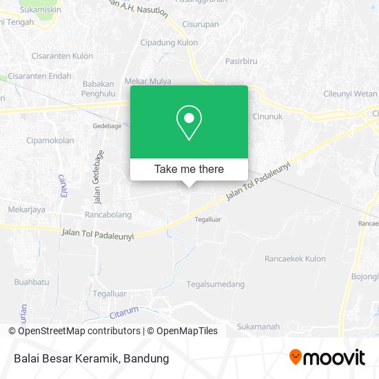 Balai Besar Keramik map