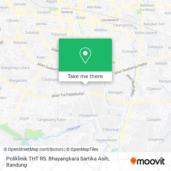 Poliklinik THT RS. Bhayangkara Sartika Asih map