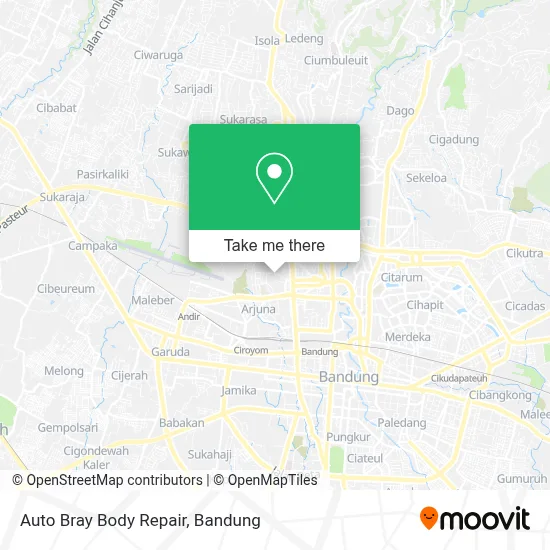 Auto Bray Body Repair map