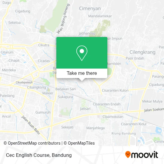 Cec English Course map