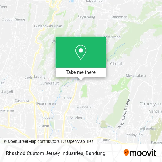 Rhashod Custom Jersey Industries map