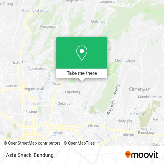 Azfa Snack map
