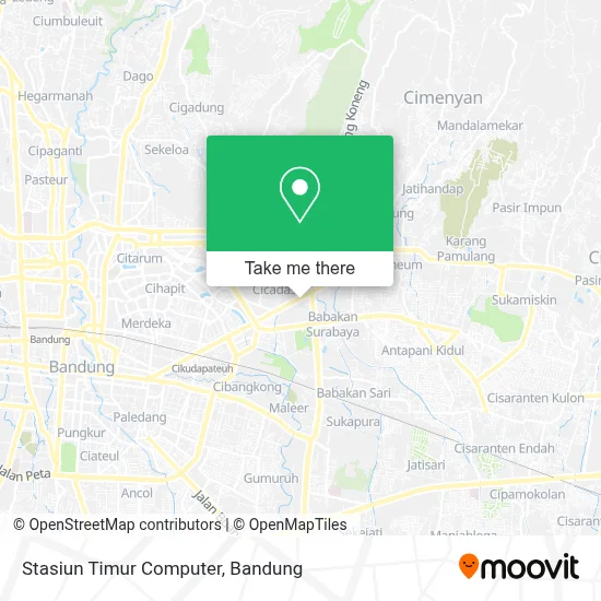 Stasiun Timur Computer map