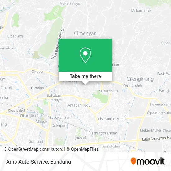Ams Auto Service map