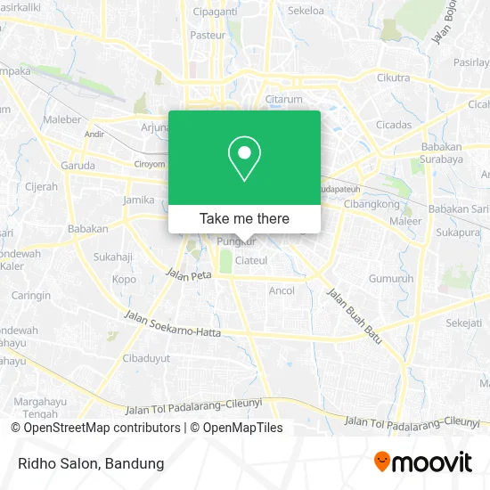 Ridho Salon map