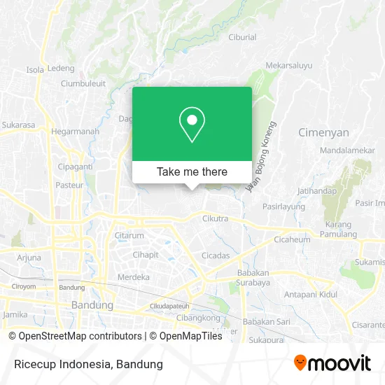 Ricecup Indonesia map