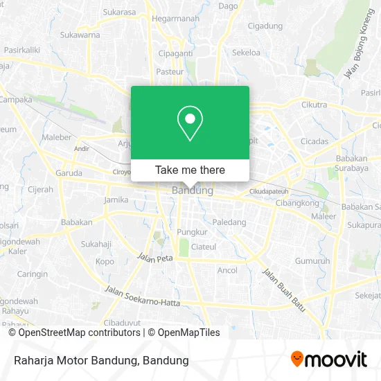 Raharja Motor Bandung map
