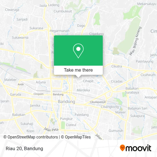 Riau 20 map