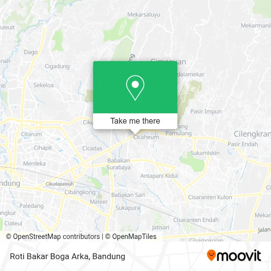 Roti Bakar Boga Arka map