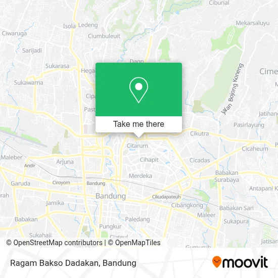 Ragam Bakso Dadakan map