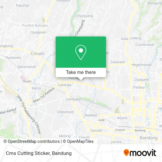 Cms Cutting Sticker map