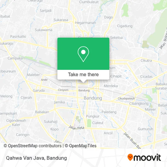 Qahwa Van Java map