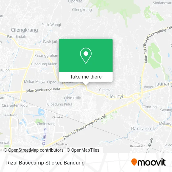 Rizal Basecamp Sticker map