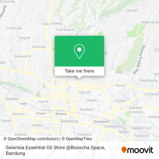 Selensia Essential Oil Store @Bosscha Space map