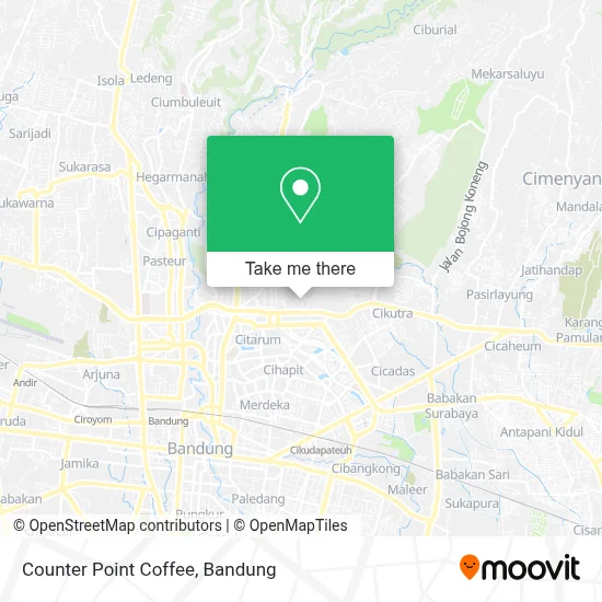 Counter Point Coffee map