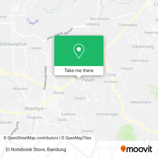 El Notebook Store map