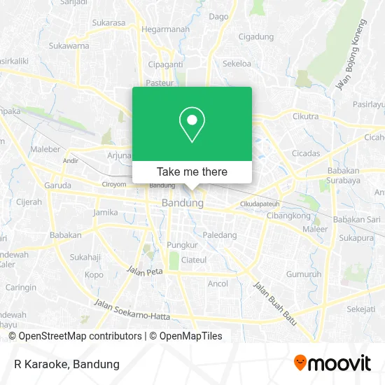 R Karaoke map