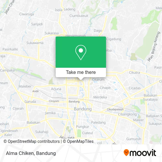 Alma Chiken map