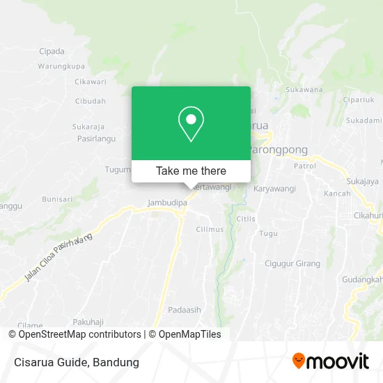 Cisarua Guide map