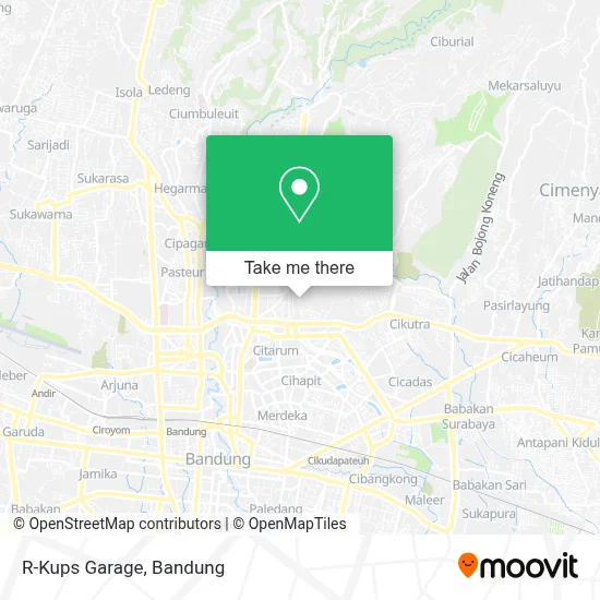 R-Kups Garage map