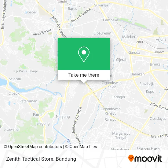 Zenith Tactical Store map