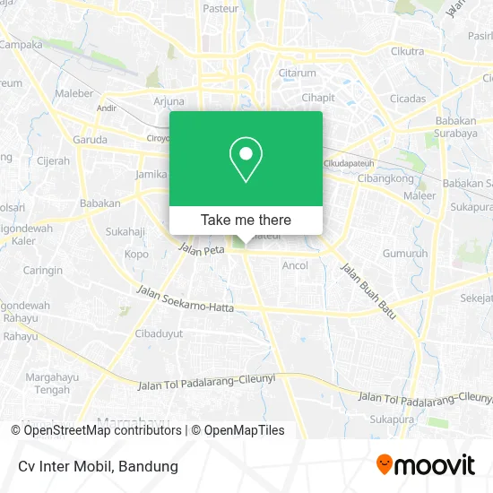 Cv Inter Mobil map