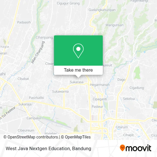 West Java Nextgen Education map