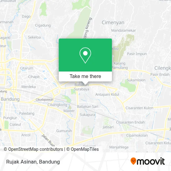 Rujak Asinan map