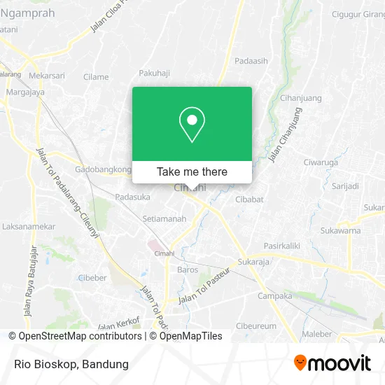 Rio Bioskop map