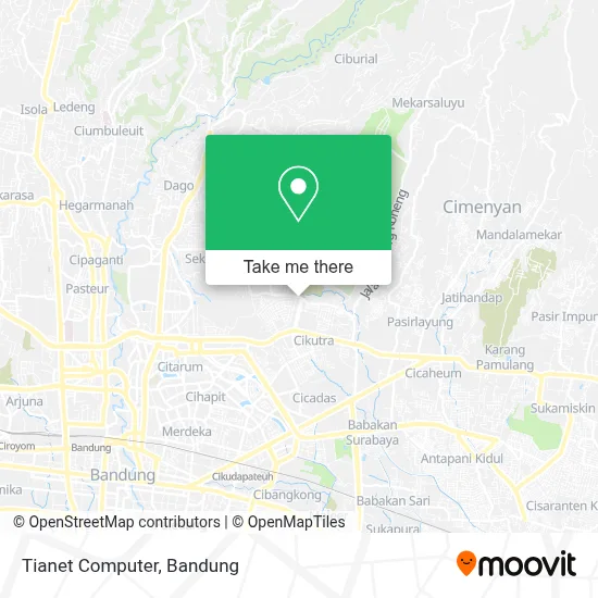 Tianet Computer map