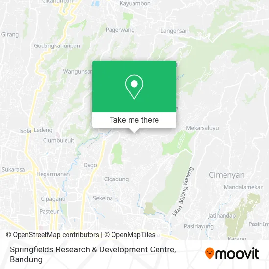 Springfields Research & Development Centre map