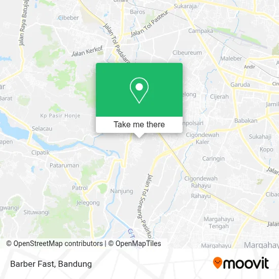 Barber Fast map