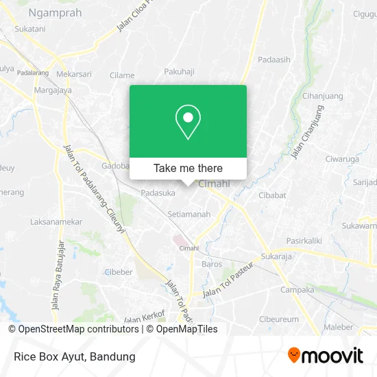 Rice Box Ayut map