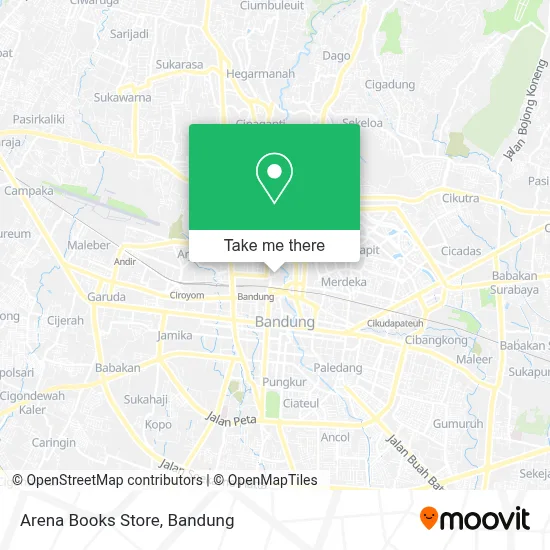 Arena Books Store map